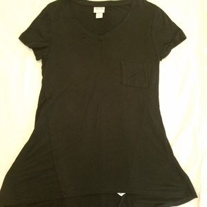 Mossimo Supply Co black top with pocket